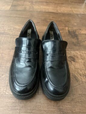 Zara Patent Loafers